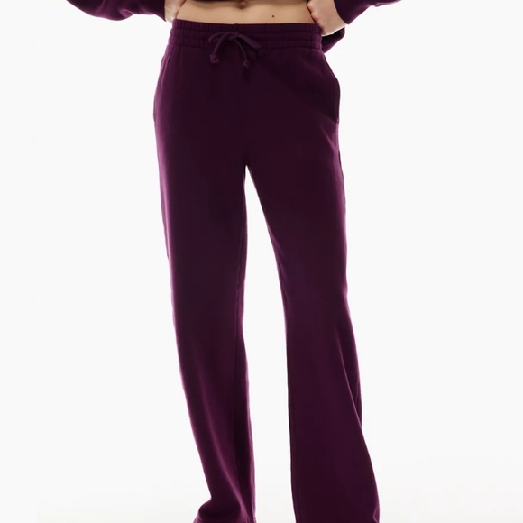 Cozy Fleece Boyfriend Wide Sweatpant - Picture 2 of 6